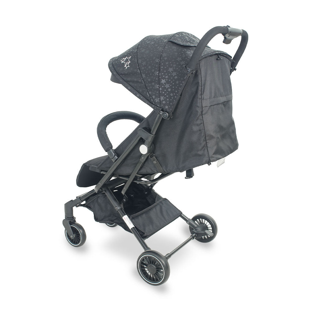 BABY STROLLER BLACK STARS