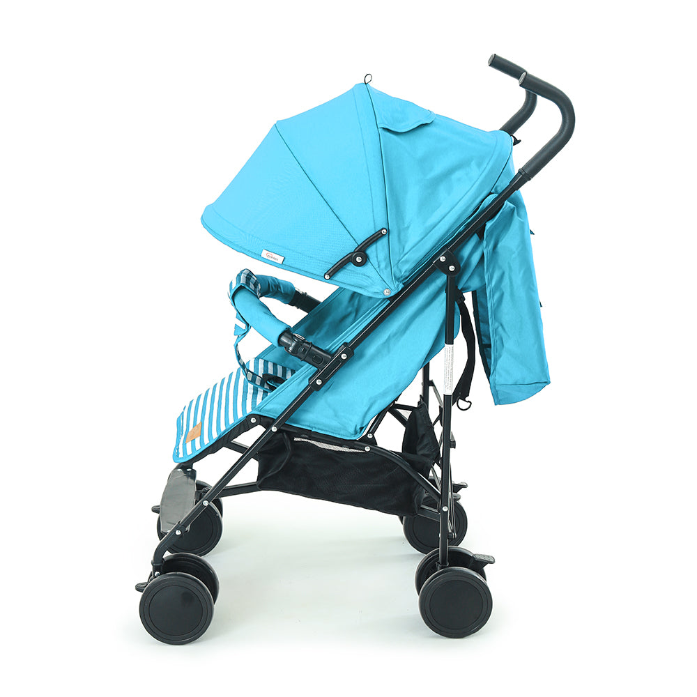 TINNIES BABY BUGGY - GREEN STRIPPED