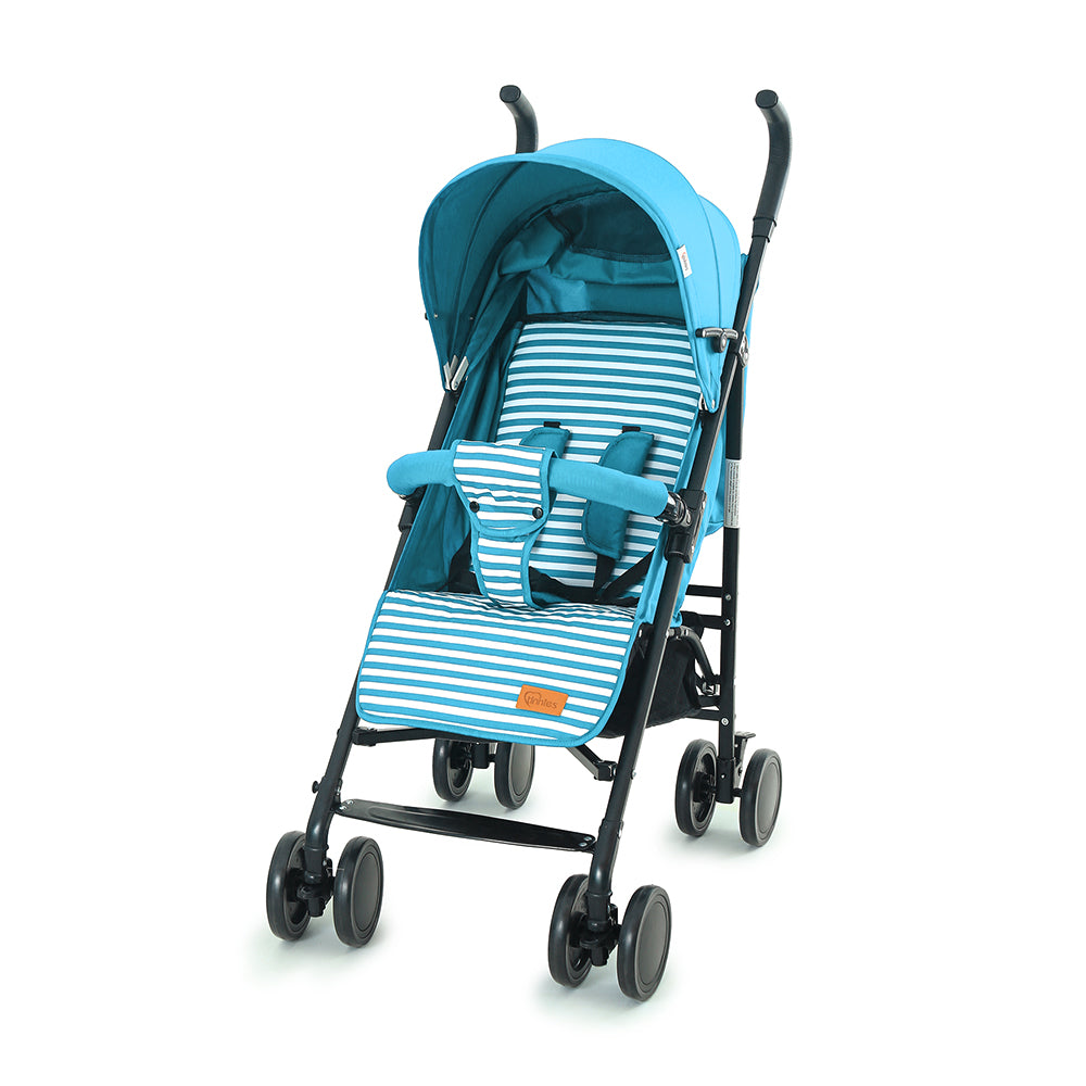 TINNIES BABY BUGGY - GREEN STRIPPED