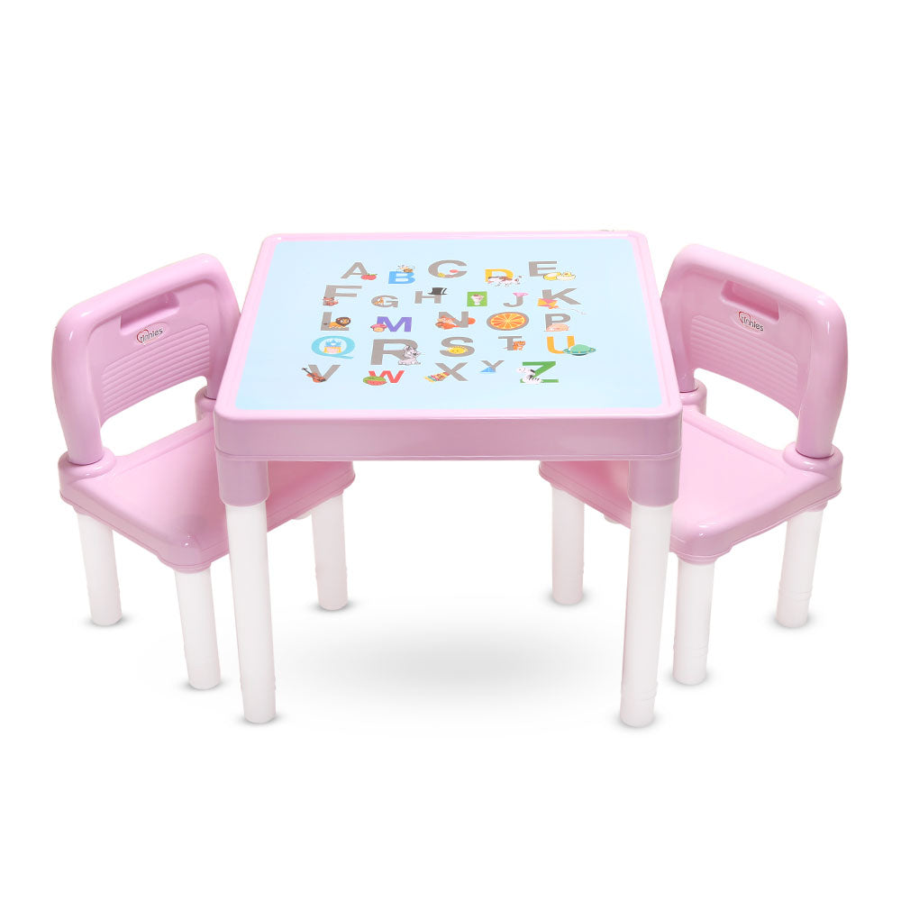 TINNIES CHILDREN TABLE SET PINK