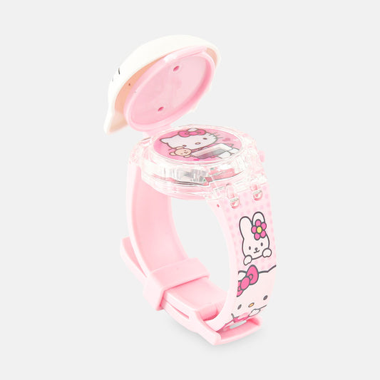 WRIST WATCH KITTY CAT GLOWING