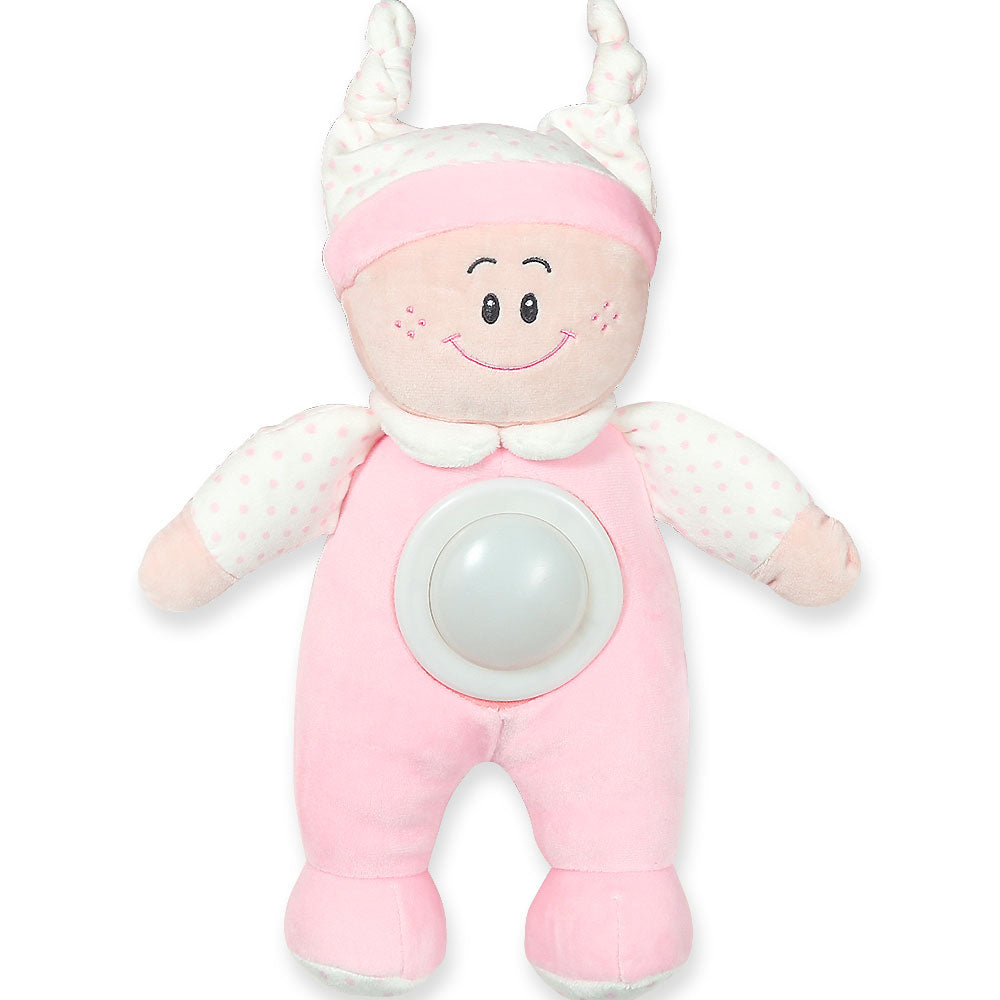 STUFF TOY PINK SOFT LIGHT DOLL