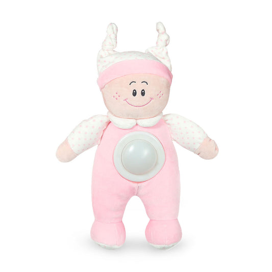 STUFF TOY PINK SOFT LIGHT DOLL