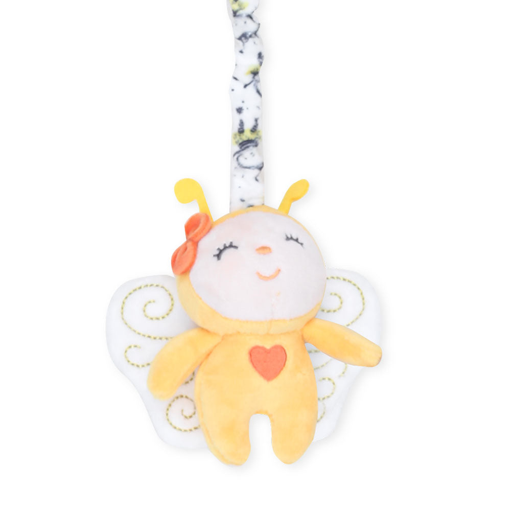 STUFF TOY YELLOW BUMBLE BEE MUSICAL