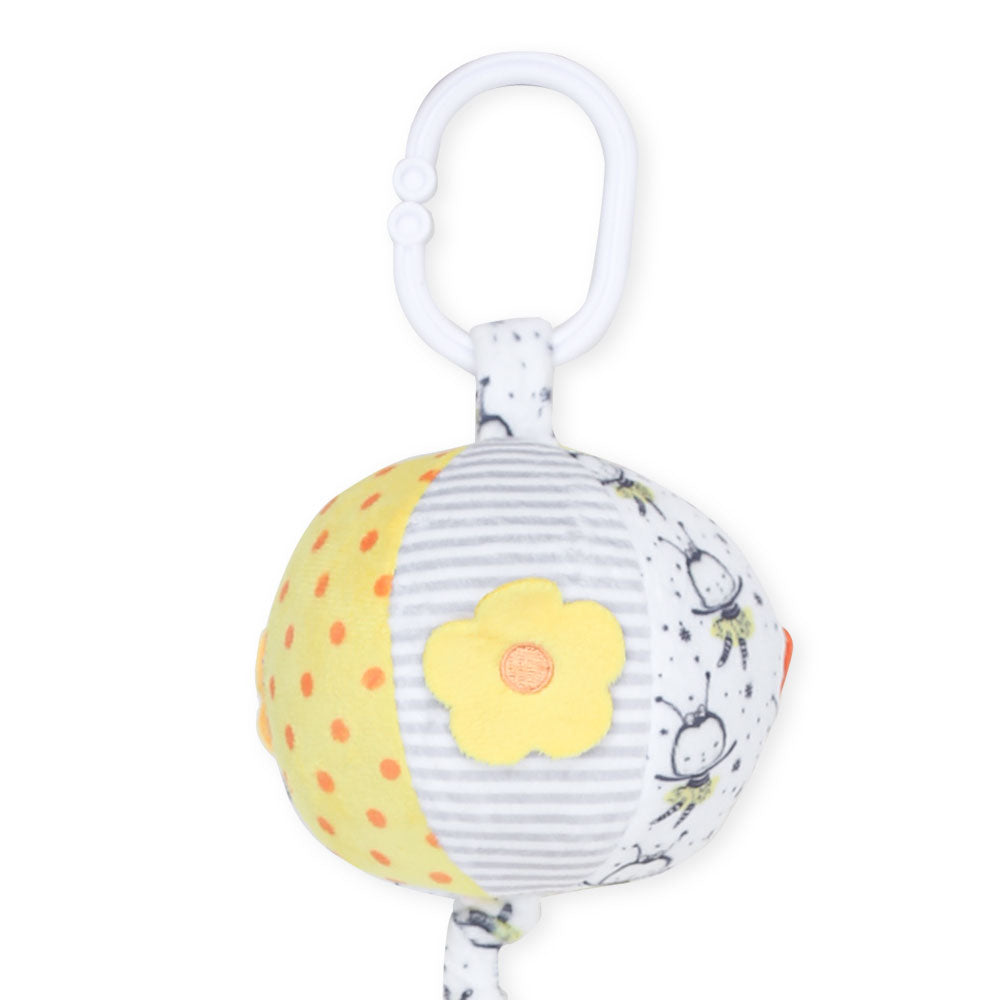 STUFF TOY YELLOW BUMBLE BEE MUSICAL