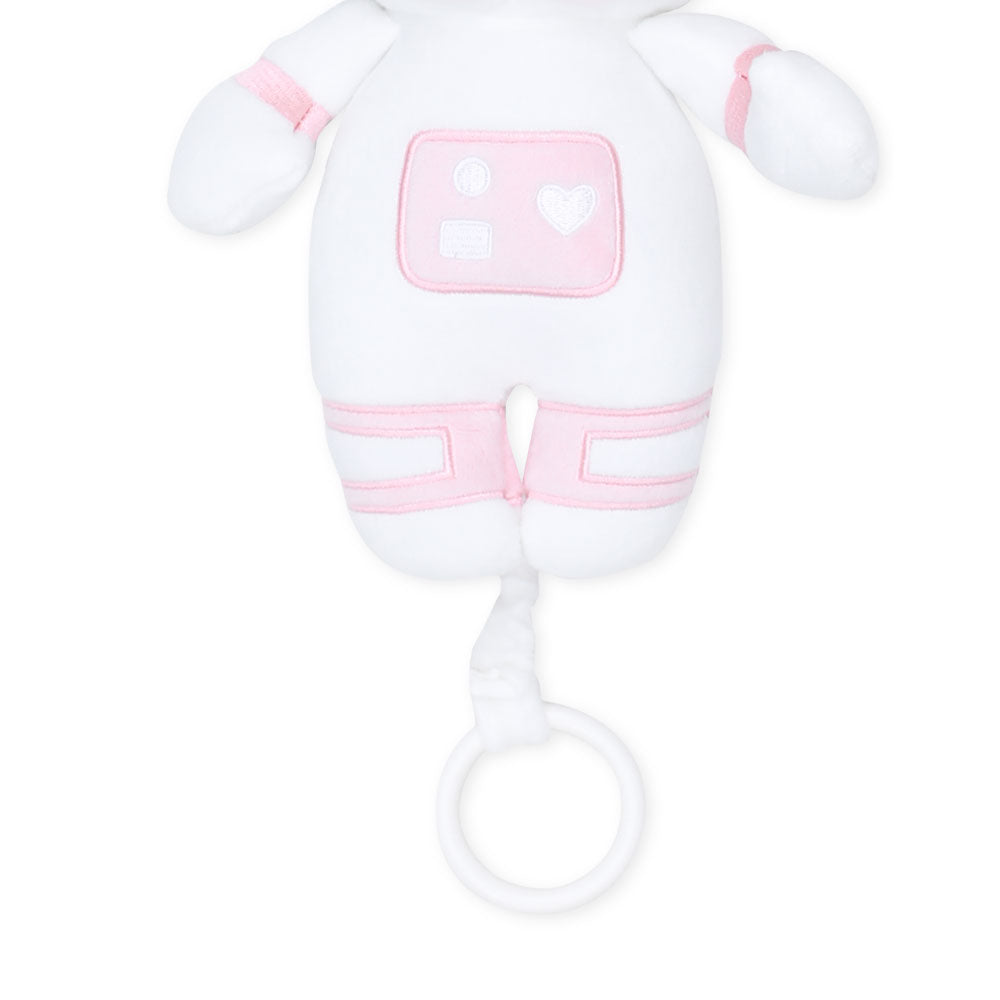 STUFF TOY WHITE PLUSHY ASTRONAUT GIRL MUSICAL