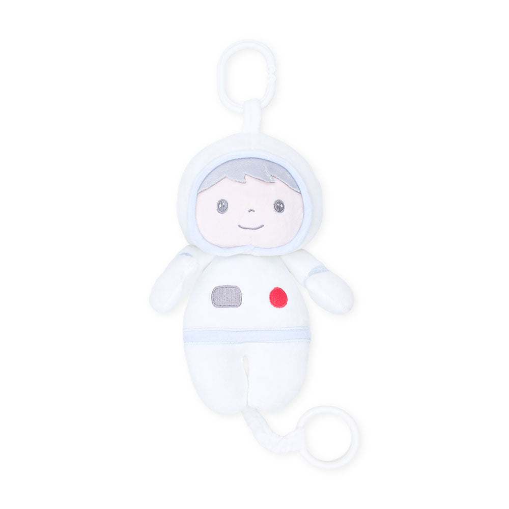 STUFF TOY WHITE PLUSHY ASTRONAUT BEAR MUSICAL