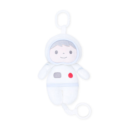STUFF TOY WHITE PLUSHY ASTRONAUT BEAR MUSICAL