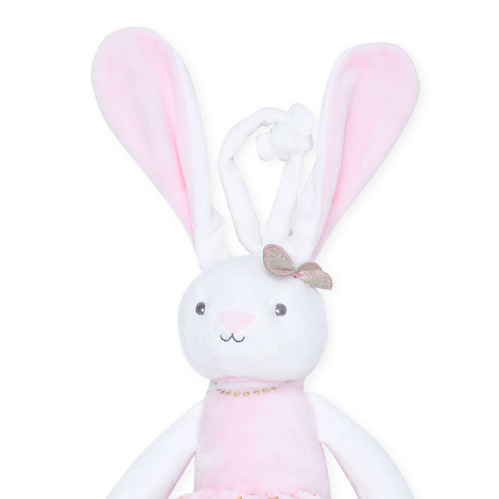 STUFF TOY PINK PLUSHYY RABBIT MUSICAL