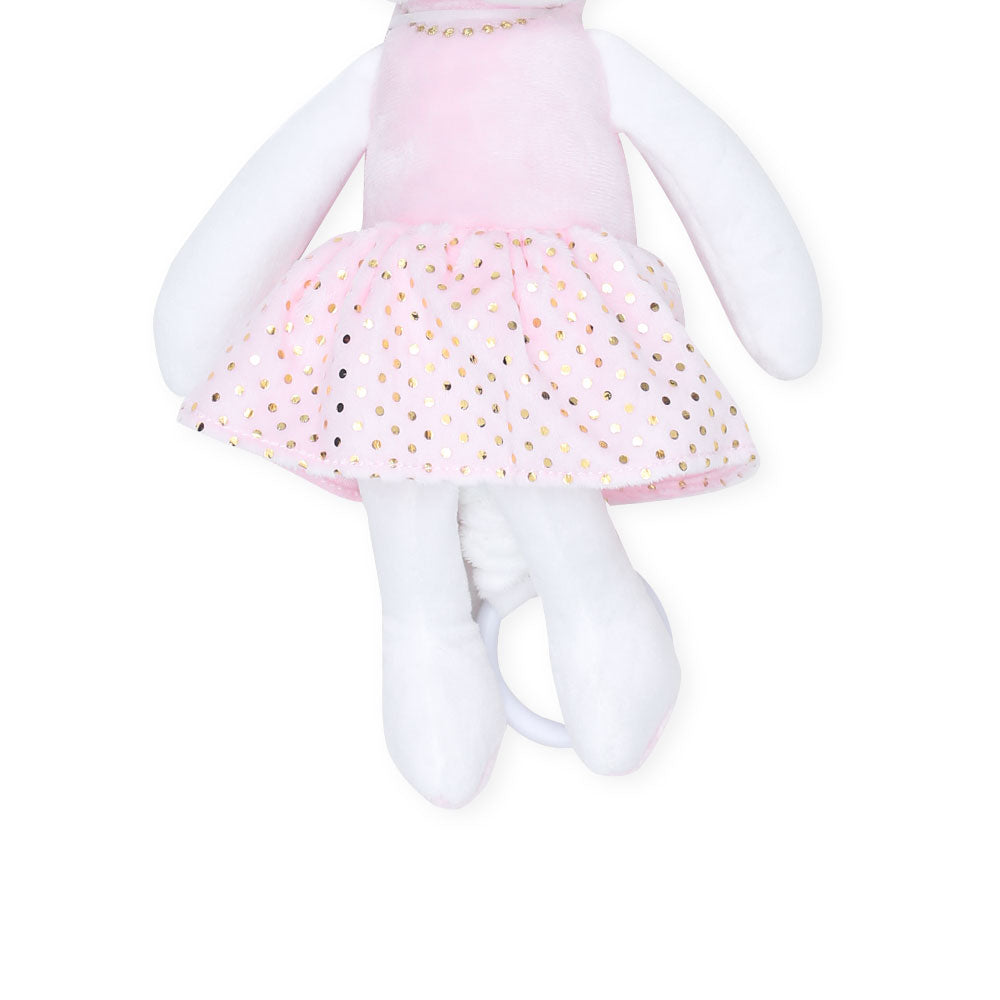 STUFF TOY PINK PLUSHYY RABBIT MUSICAL