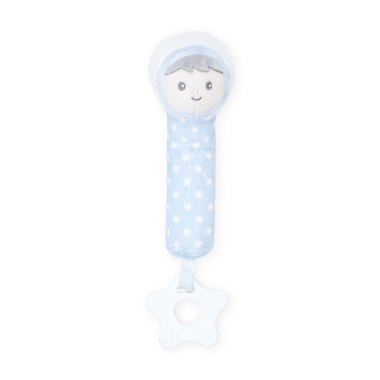 STUFF TOY BLUE ASTRONAUT BEAR SQUEAKER
