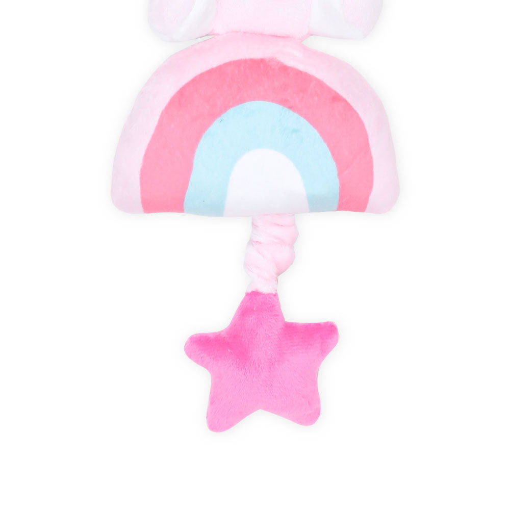 STUFF TOY RAINBOW UNICORN MUSICAL