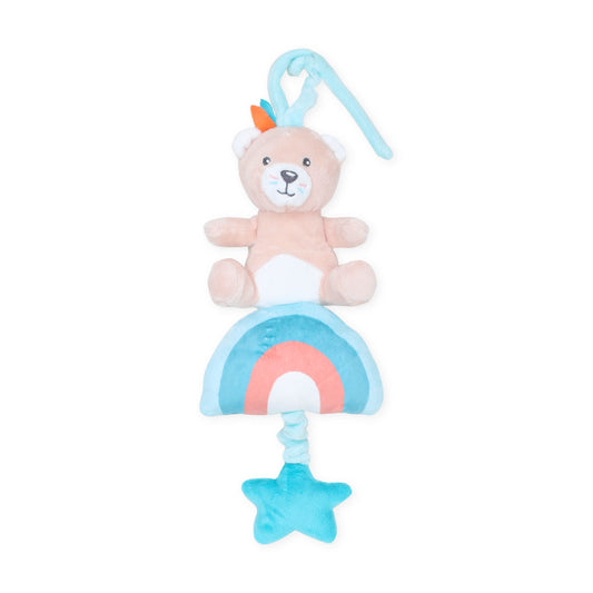 STUFF TOY RAINBOW BEAR MUSICAL