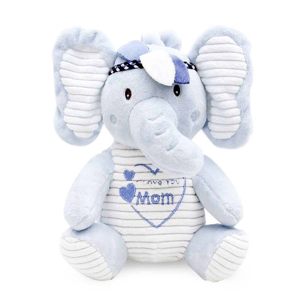 STUFF TOY BLUE PLUSHY ELEPHANT MUSICAL