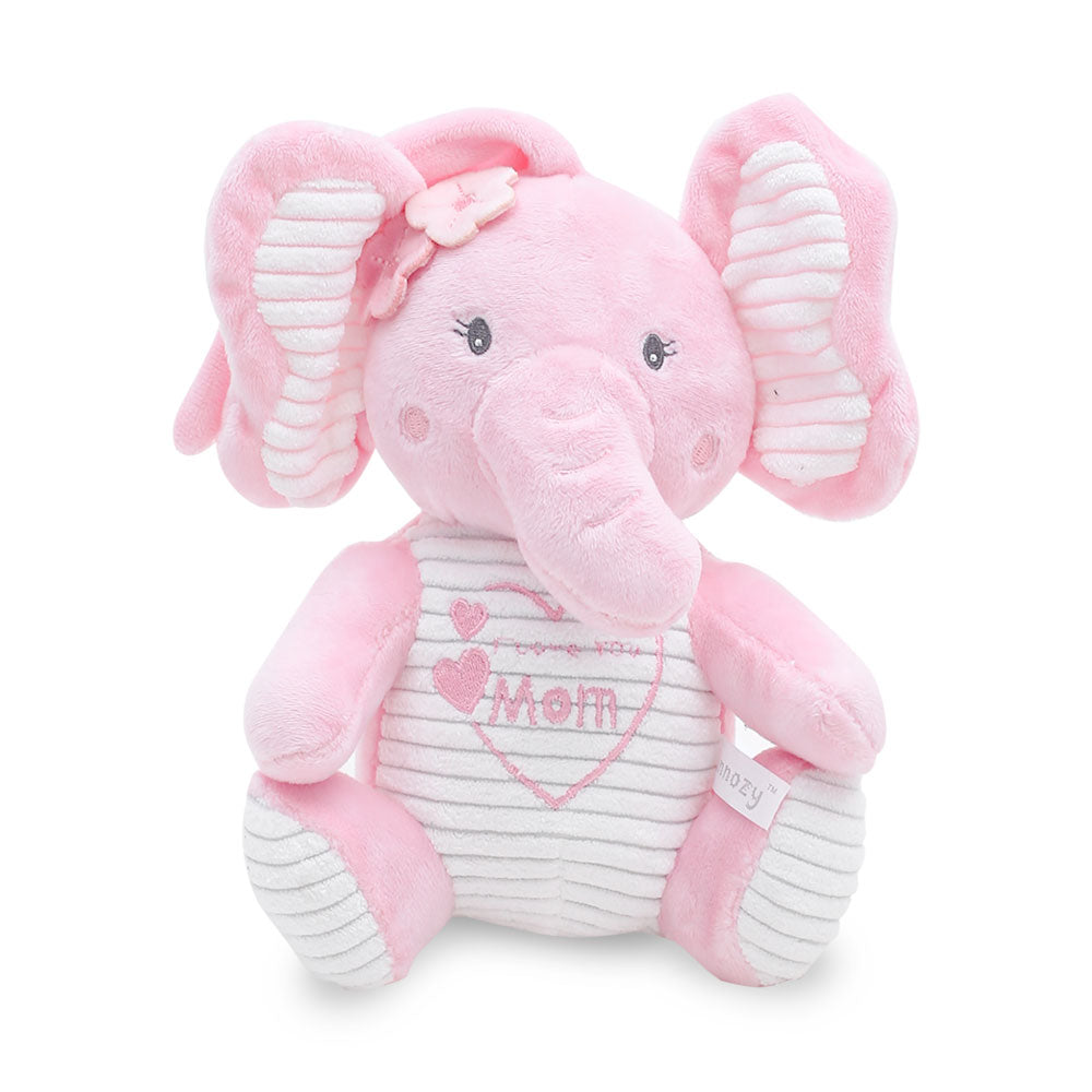 STUFF TOY PINK PLUSHY ELEPHANT MUSICAL