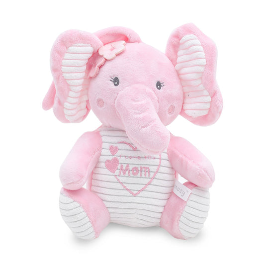 STUFF TOY PINK PLUSHY ELEPHANT MUSICAL
