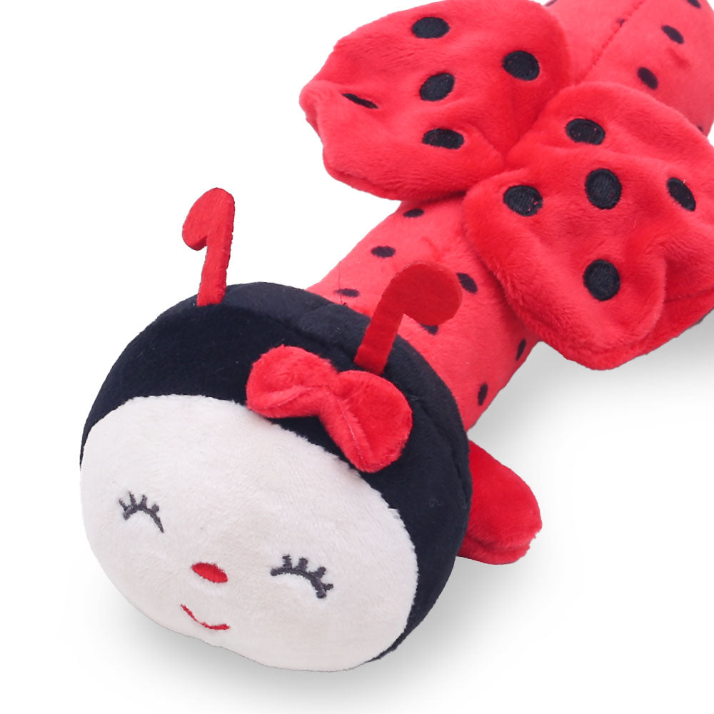STUFF TOY RED LADY BIRD SHAKING