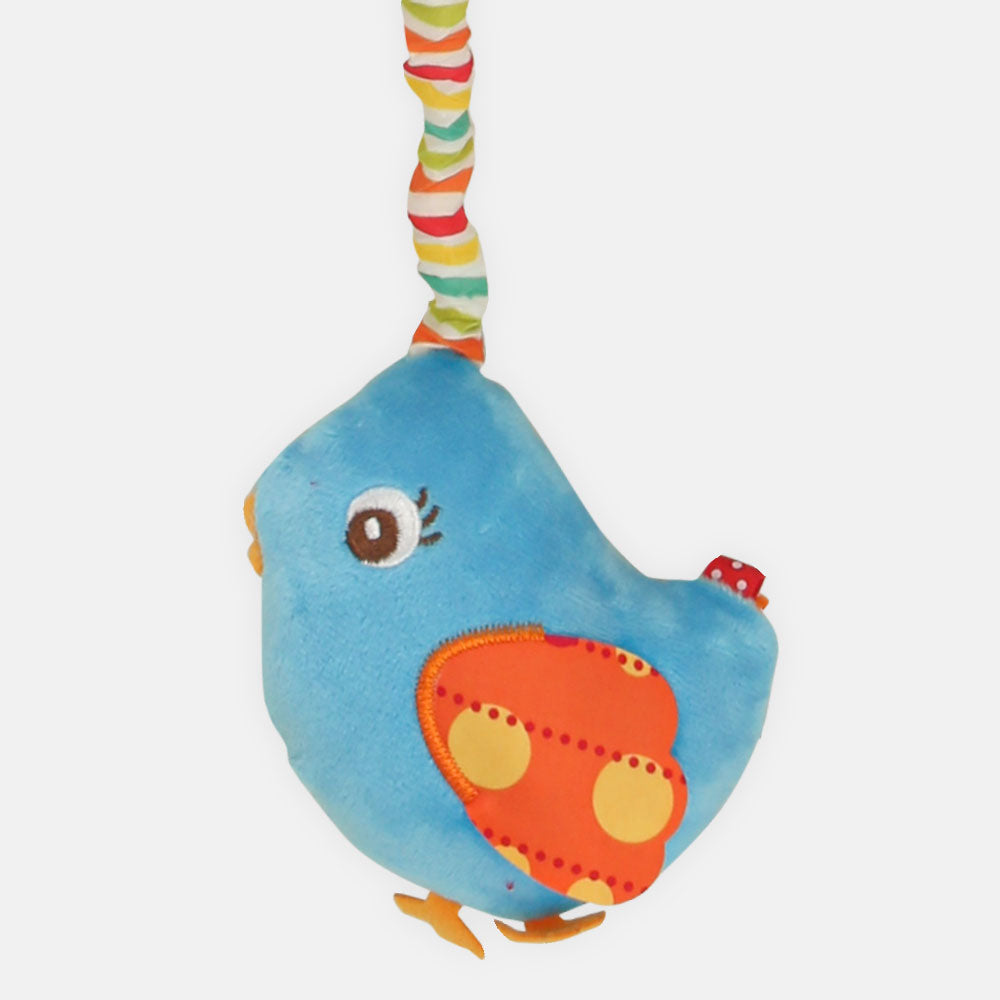 STUFF TOY - MUSICAL BALL AND CHICKEN HANGING