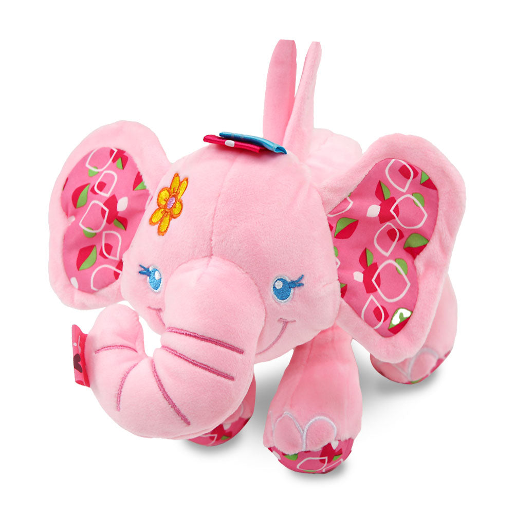 STUFF TOY PINK HAPPY JUMBO MUSIC PLUSH