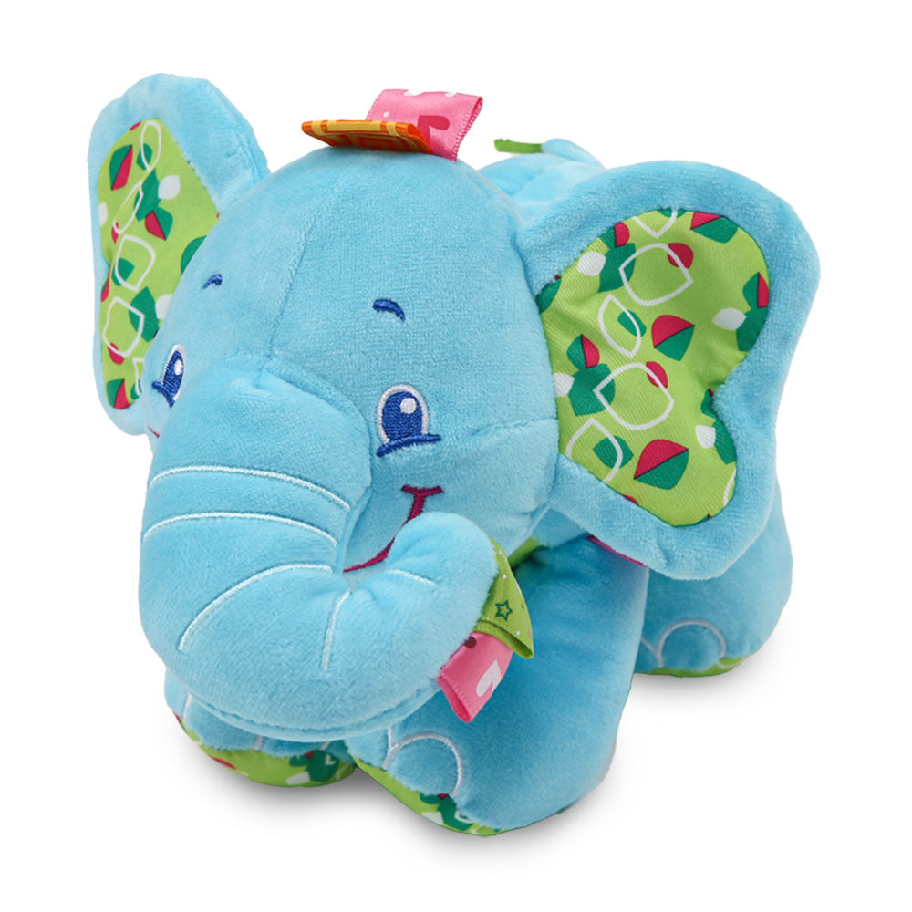 STUFF TOY BLUE HAPPY JUMBO MUSIC PLUSH