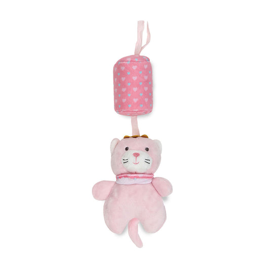 STUFF TOY PINK PRINCESS KITTY BELL