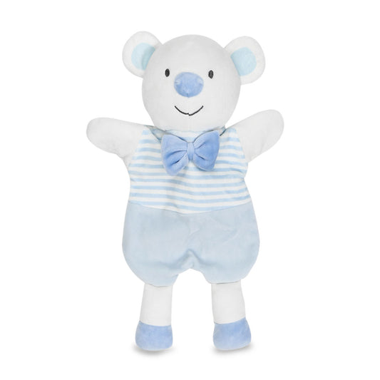 STUFF TOY BLUE BABY BEAR HAND PUPPET