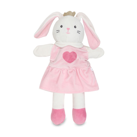 STUFF TOY PINK PRINCESS BUNNY HAND PUPPET