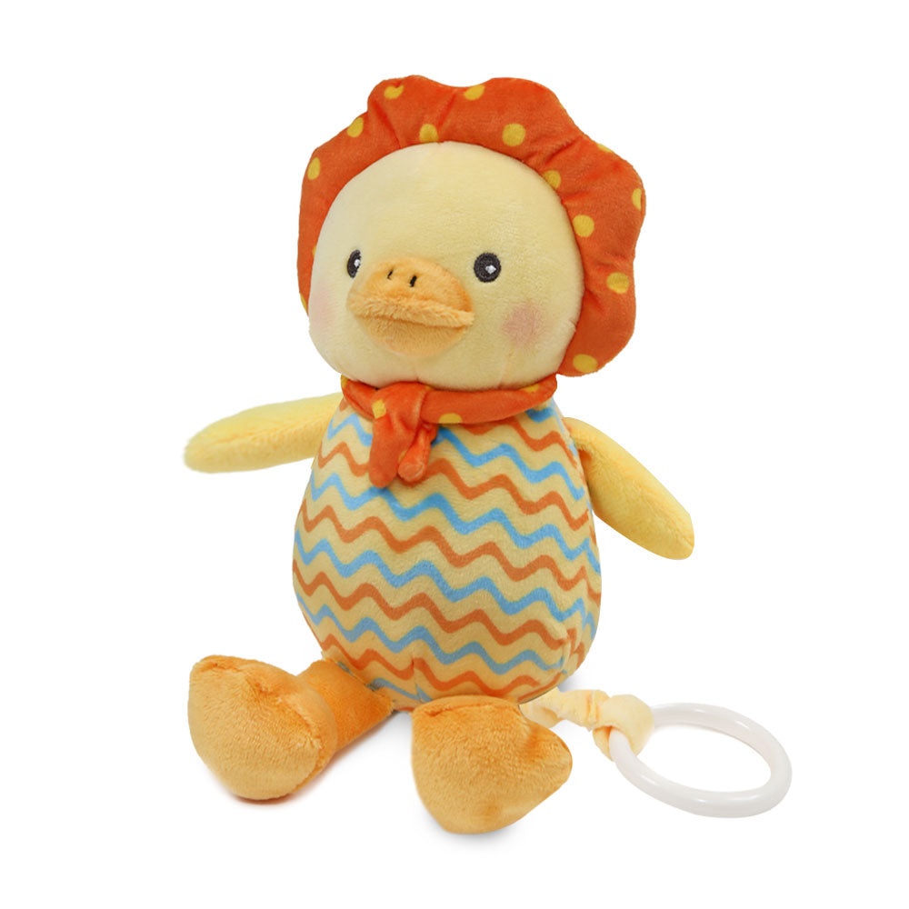 STUFF TOY YELLOW DUCK MUSIC PLUSH