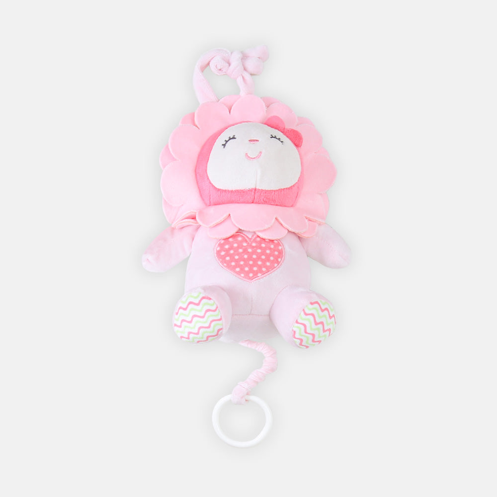 STUFF TOY PINK HANGABLE SUNFLOWER BEAR MUSICAL