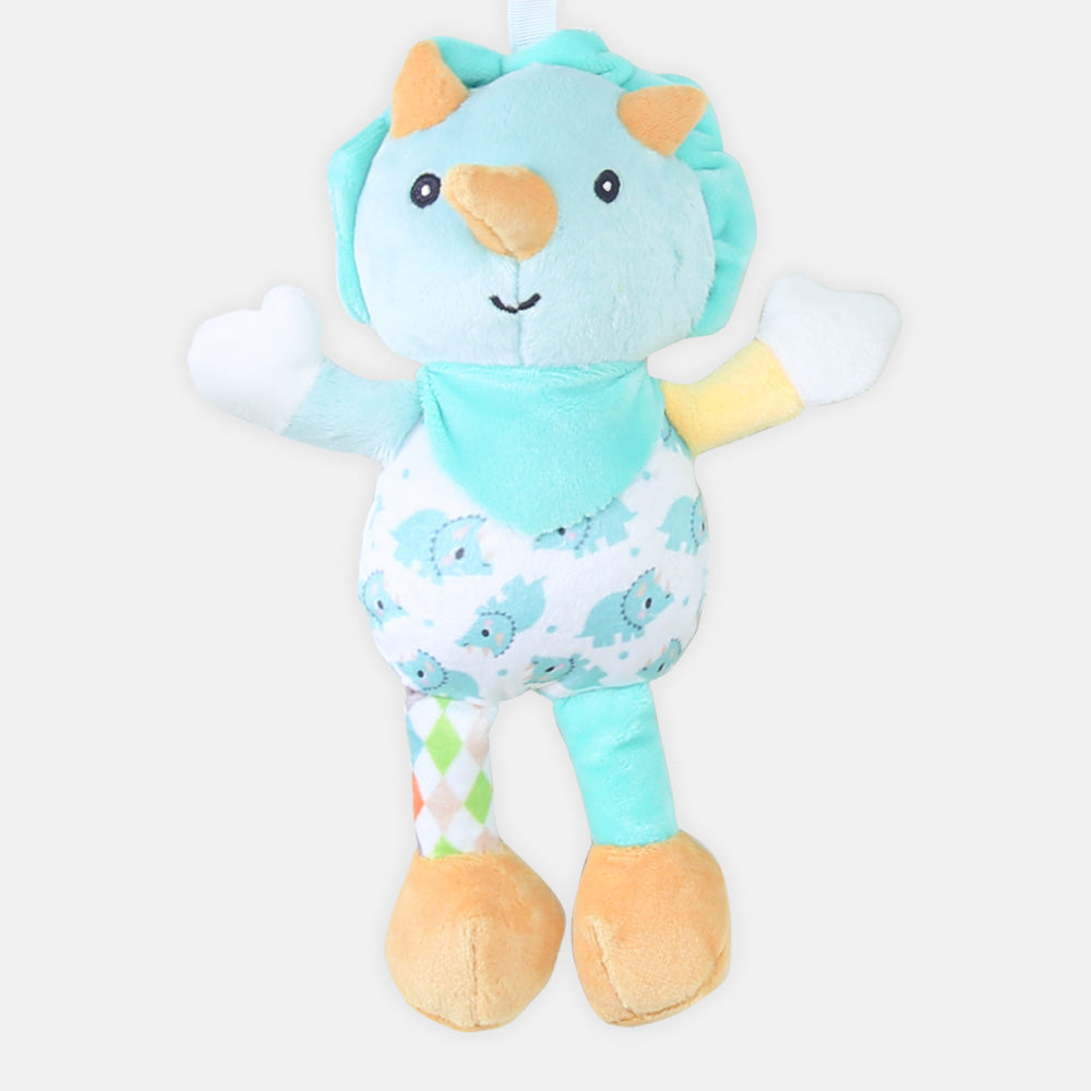 STUFF TOY LOVE DAD BLUE ELEPHANT RATTLE