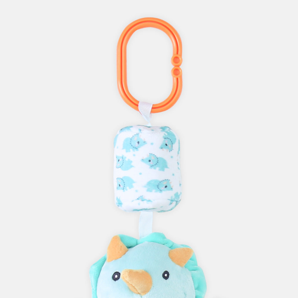 STUFF TOY LOVE DAD BLUE ELEPHANT RATTLE
