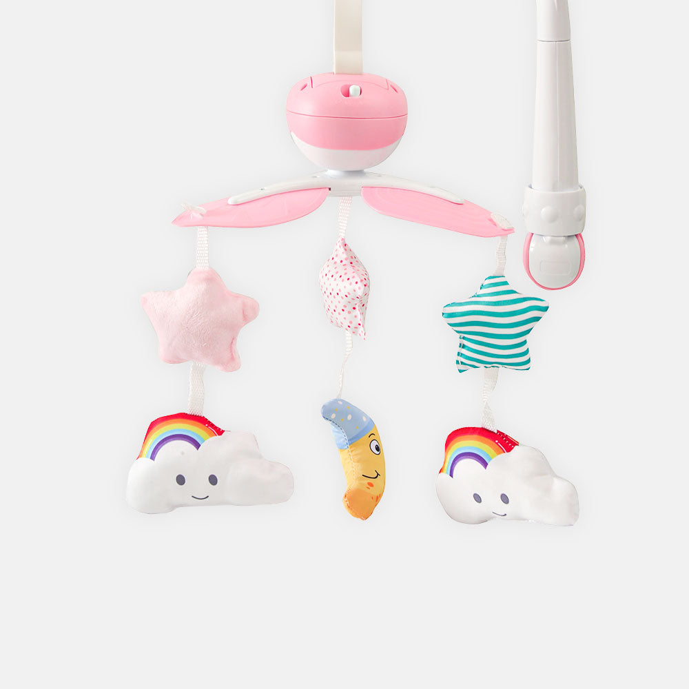 COT MOBILE PINK MUSICAL