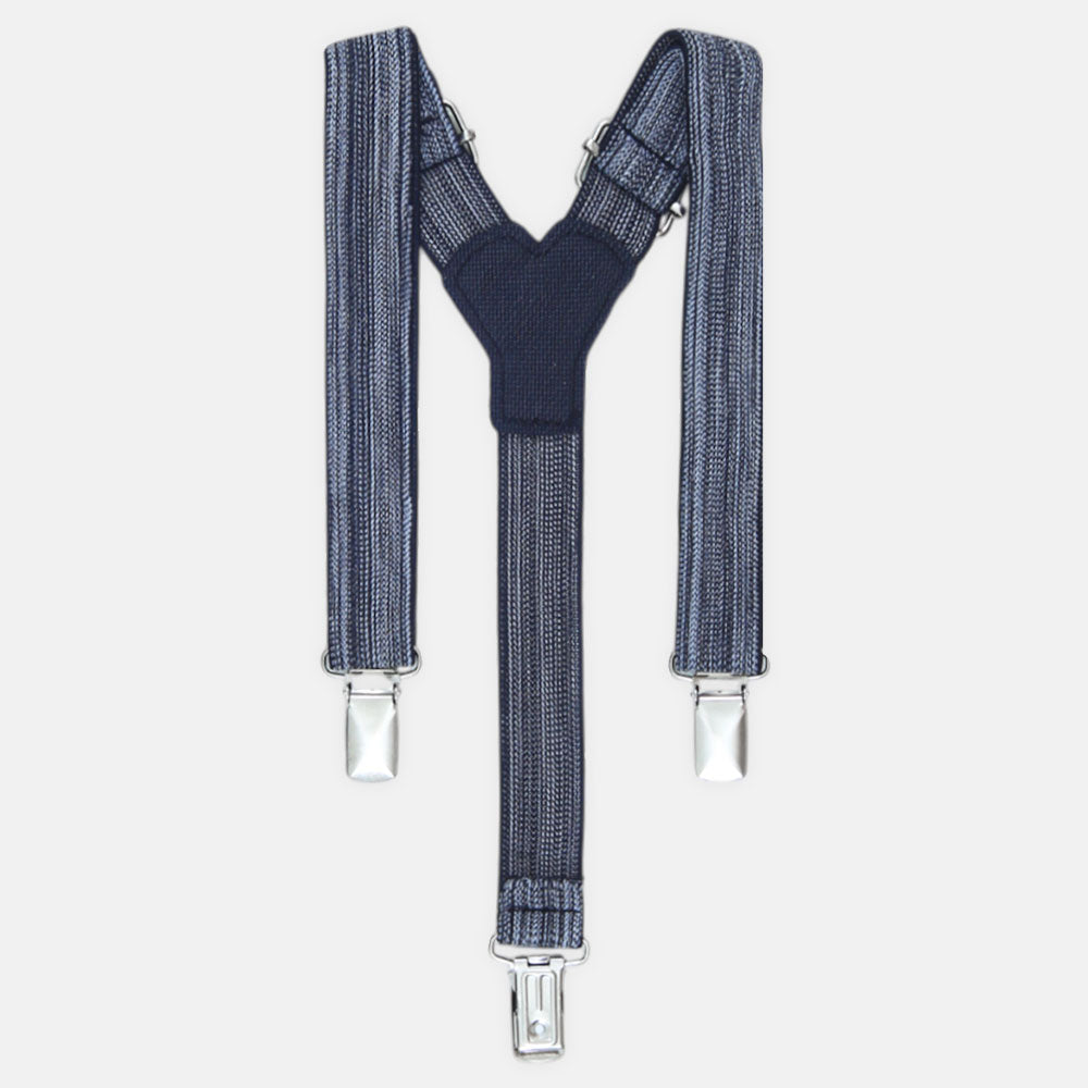 SUSPENDER WITH BOW BLACK
