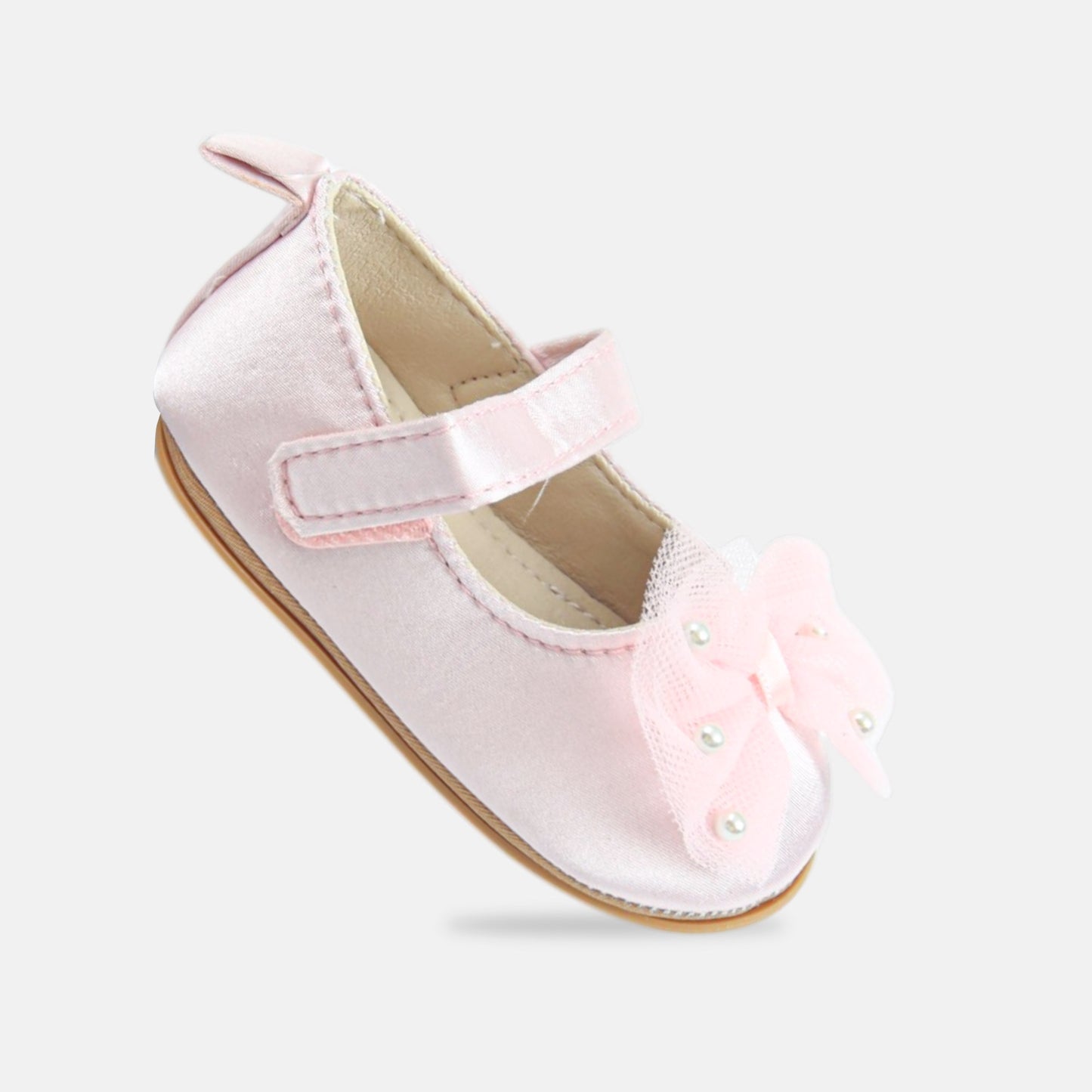 Girl Pink Bow Pre-Walker