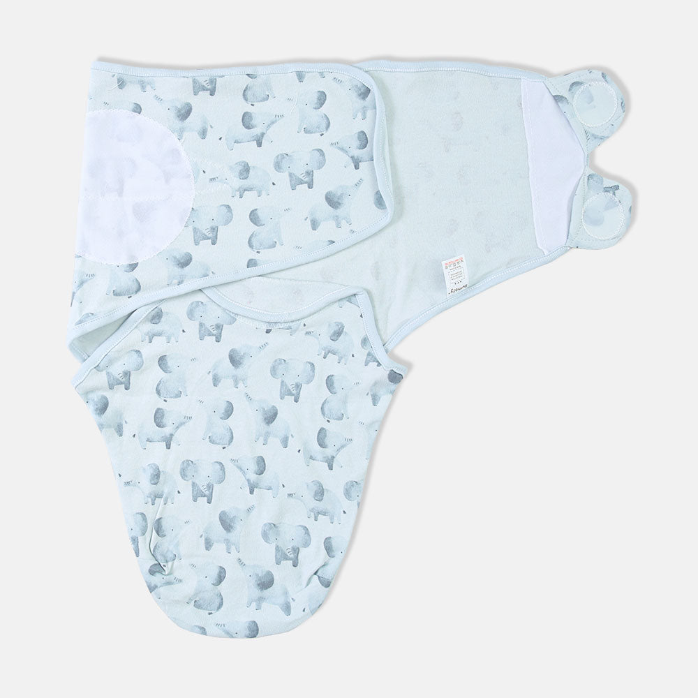 SWADDLE WRAPING SHEET ELEPHANT PRINTED