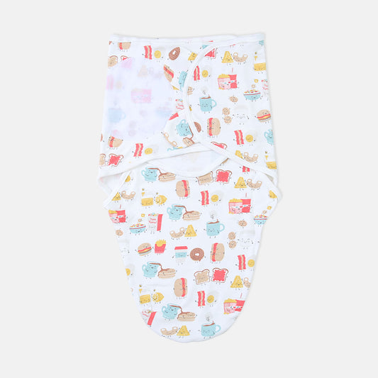 SWADDLE WRAPING SHEET POPCORN PRINTED