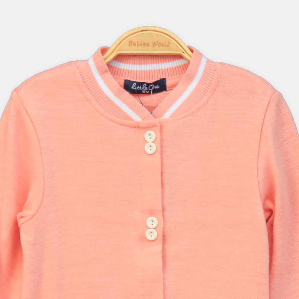 GIRL SWEATER PLAYDATE PEACHWEAR