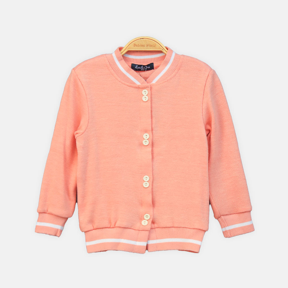 GIRL SWEATER PLAYDATE PEACHWEAR
