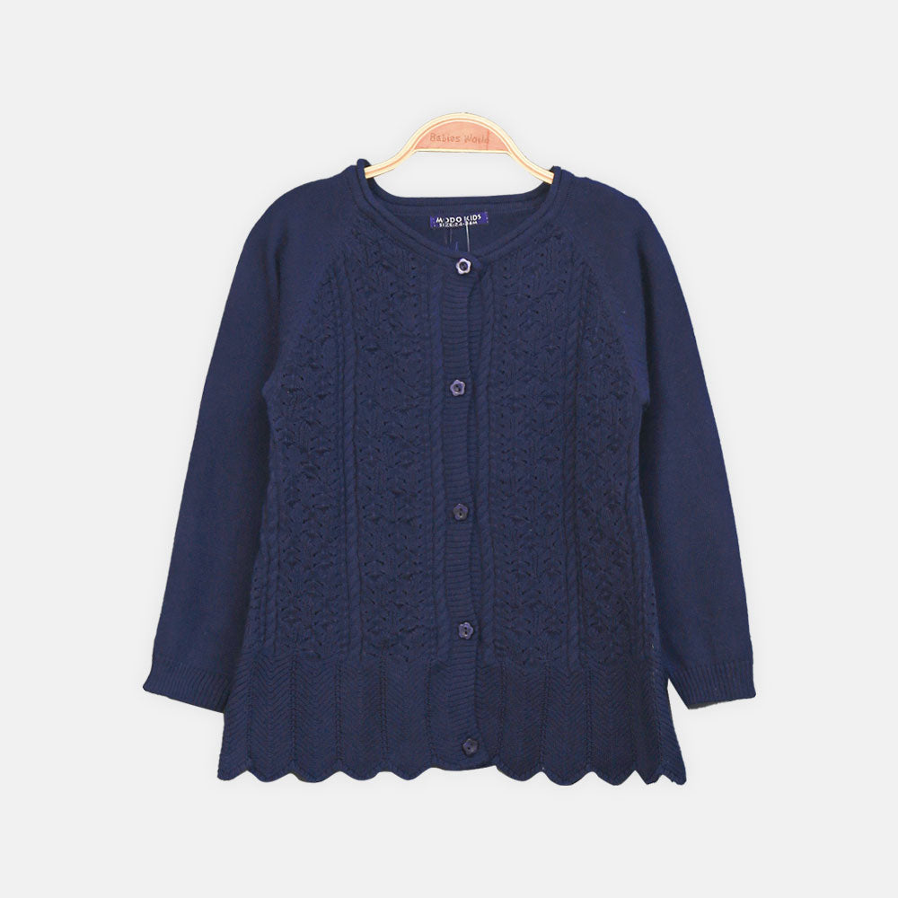 GIRL SWEATER NAVY BLUE