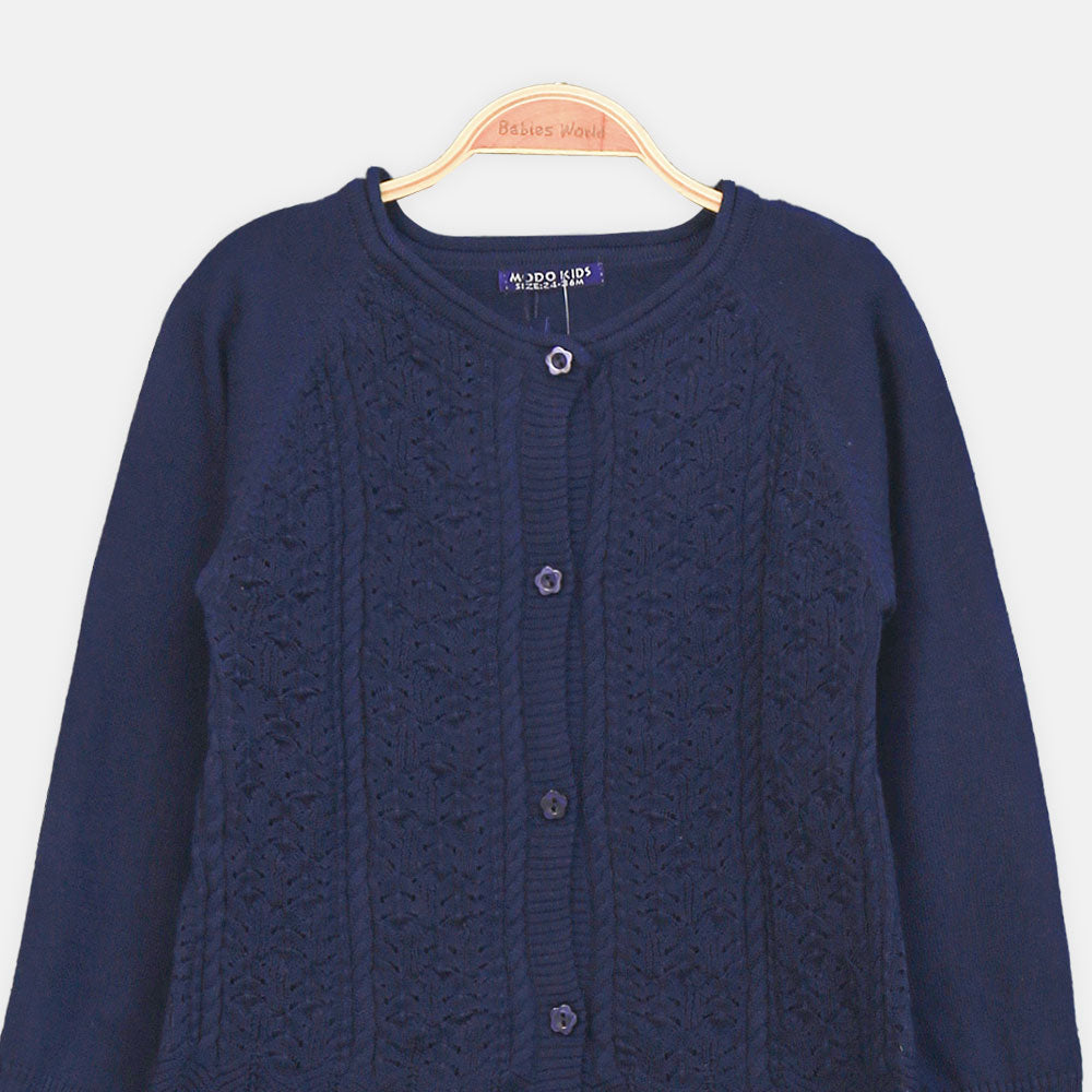GIRL SWEATER NAVY BLUE