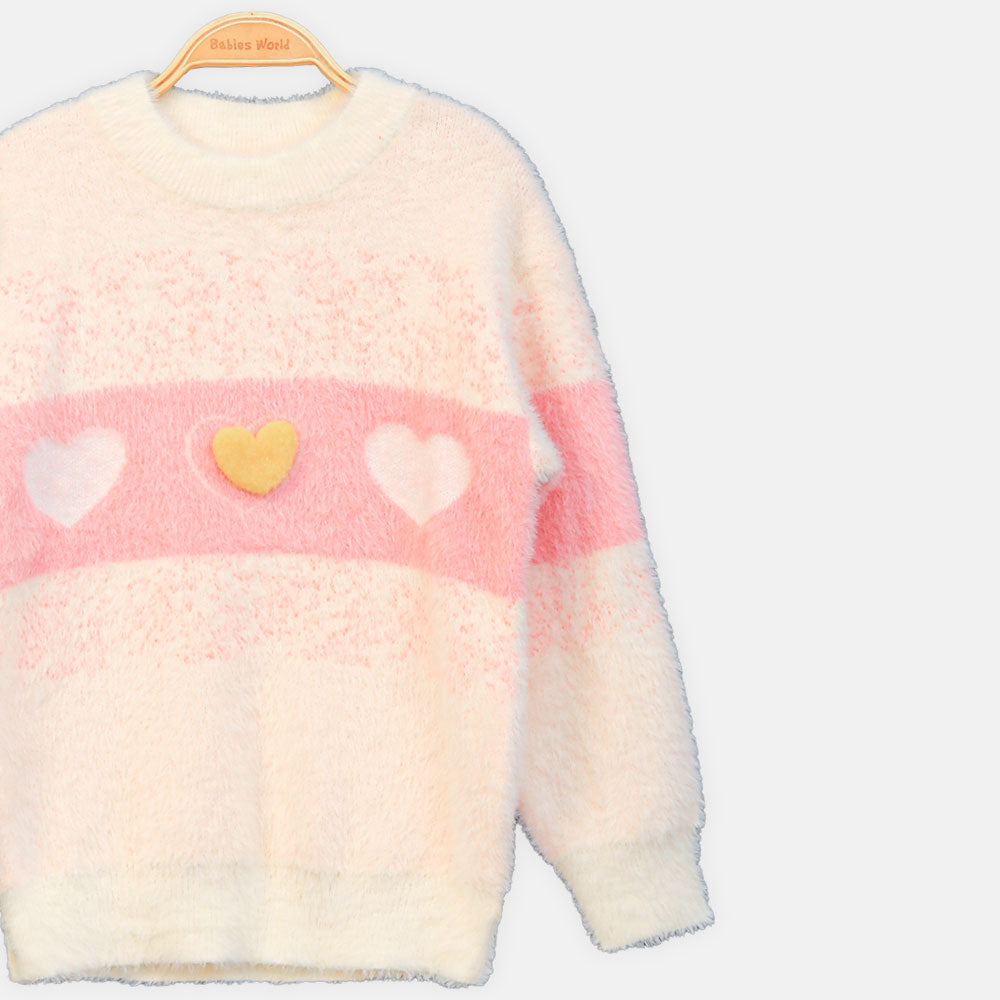 GIRL SWEATER SUGARHEART COZY