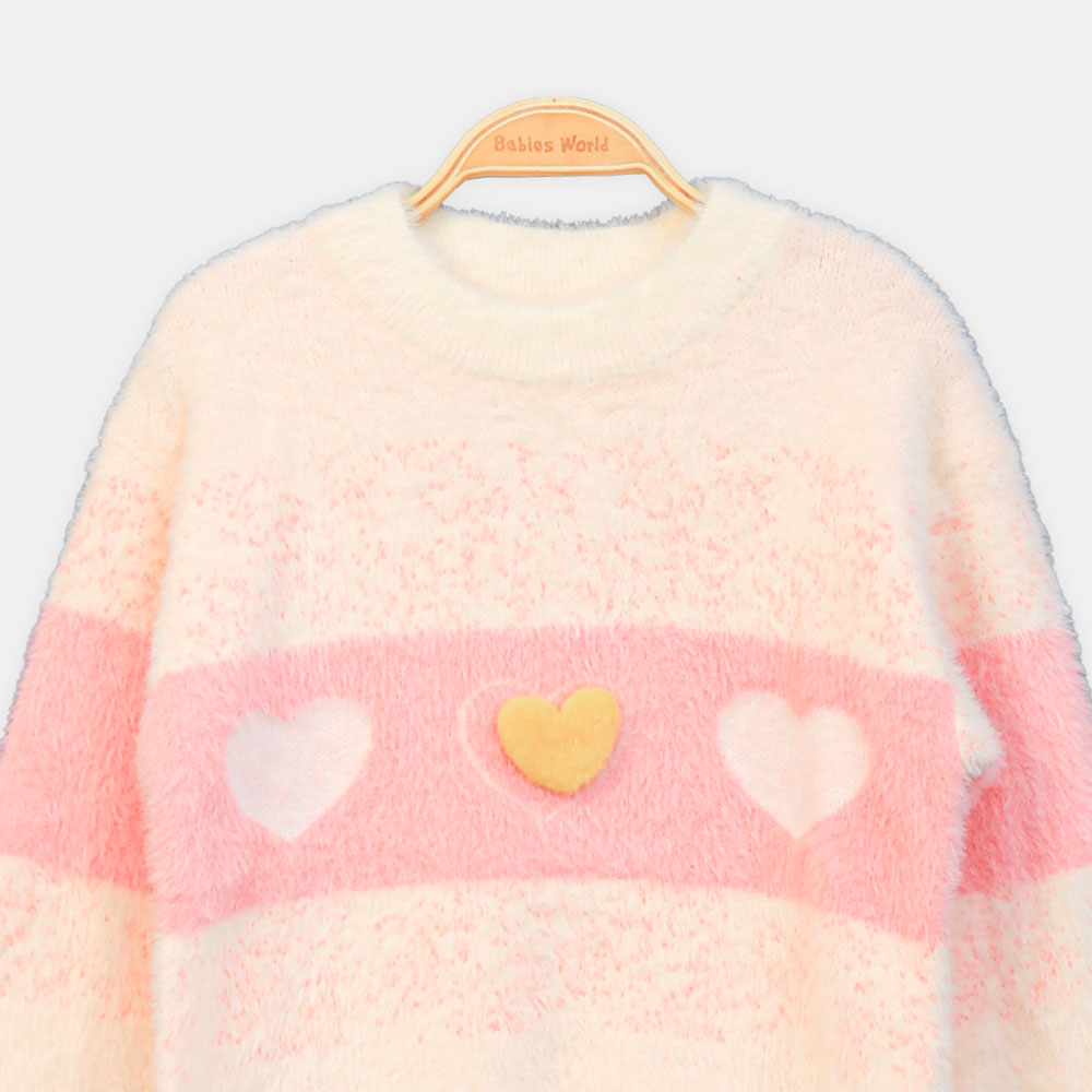 GIRL SWEATER SUGARHEART COZY