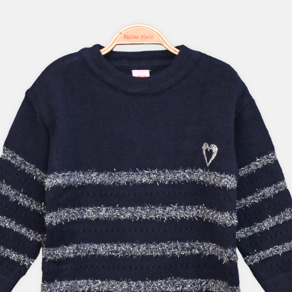 GIRL SWEATER GLIMMER BELLE KNITWEAR