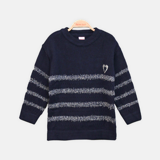 GIRL SWEATER GLIMMER BELLE KNITWEAR