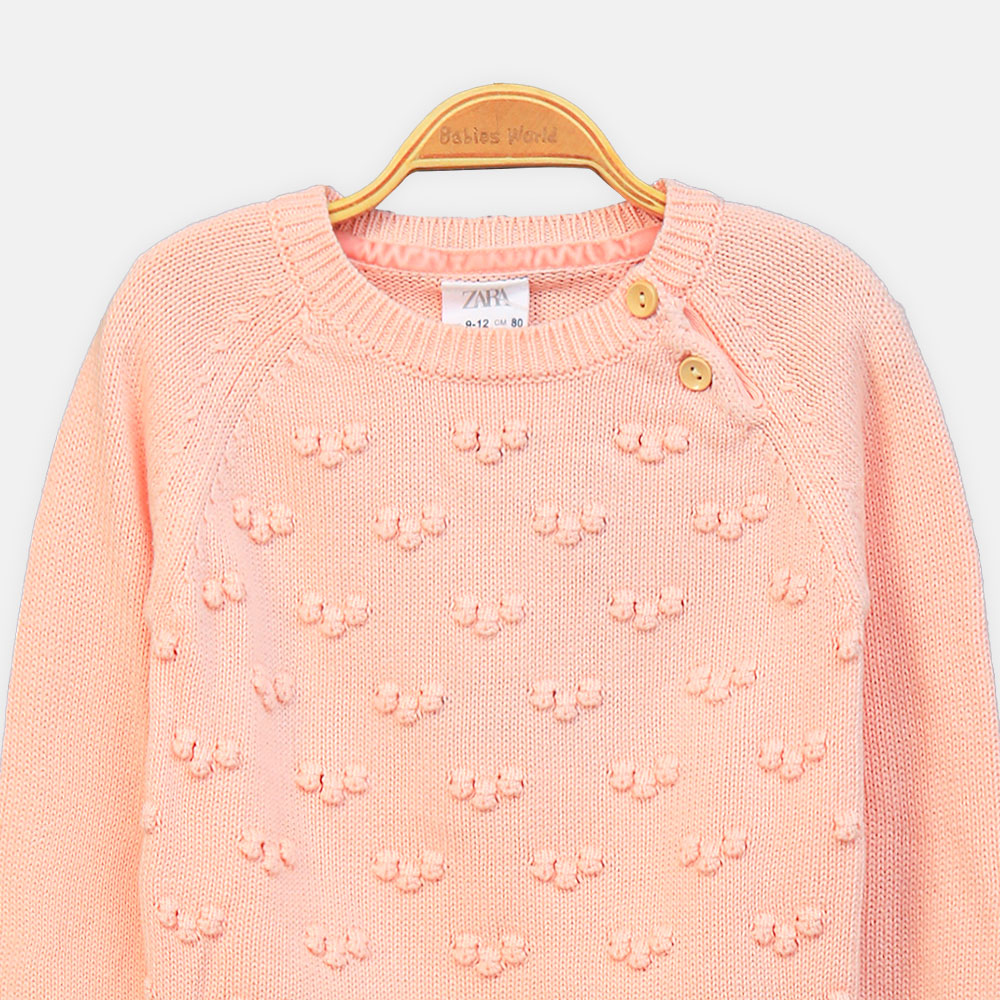 GIRL SWEATER PETAL KISS SWEATER