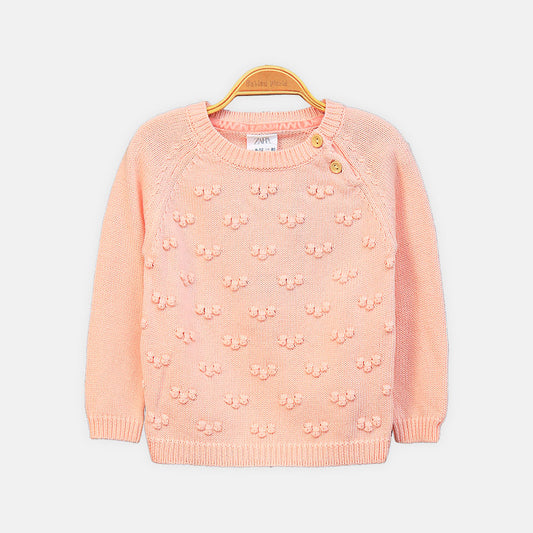 GIRL SWEATER PETAL KISS SWEATER