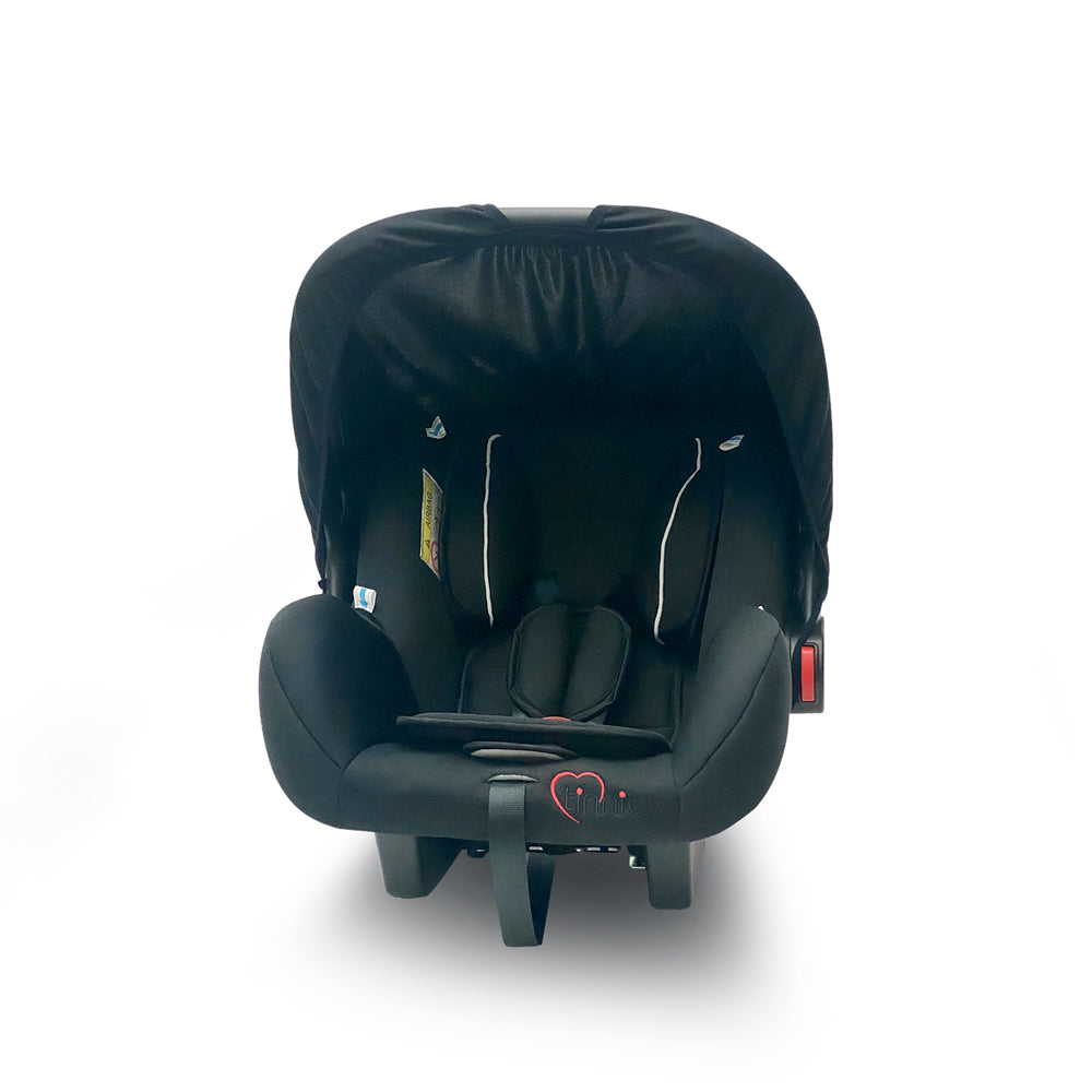 Tinnies Carry Cot & Car Seat - Black