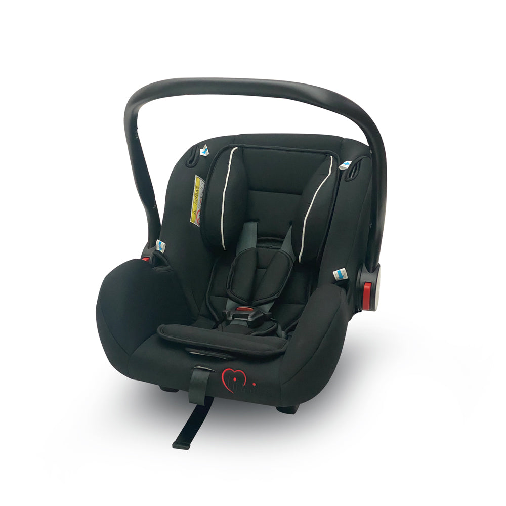 Tinnies Carry Cot & Car Seat - Black