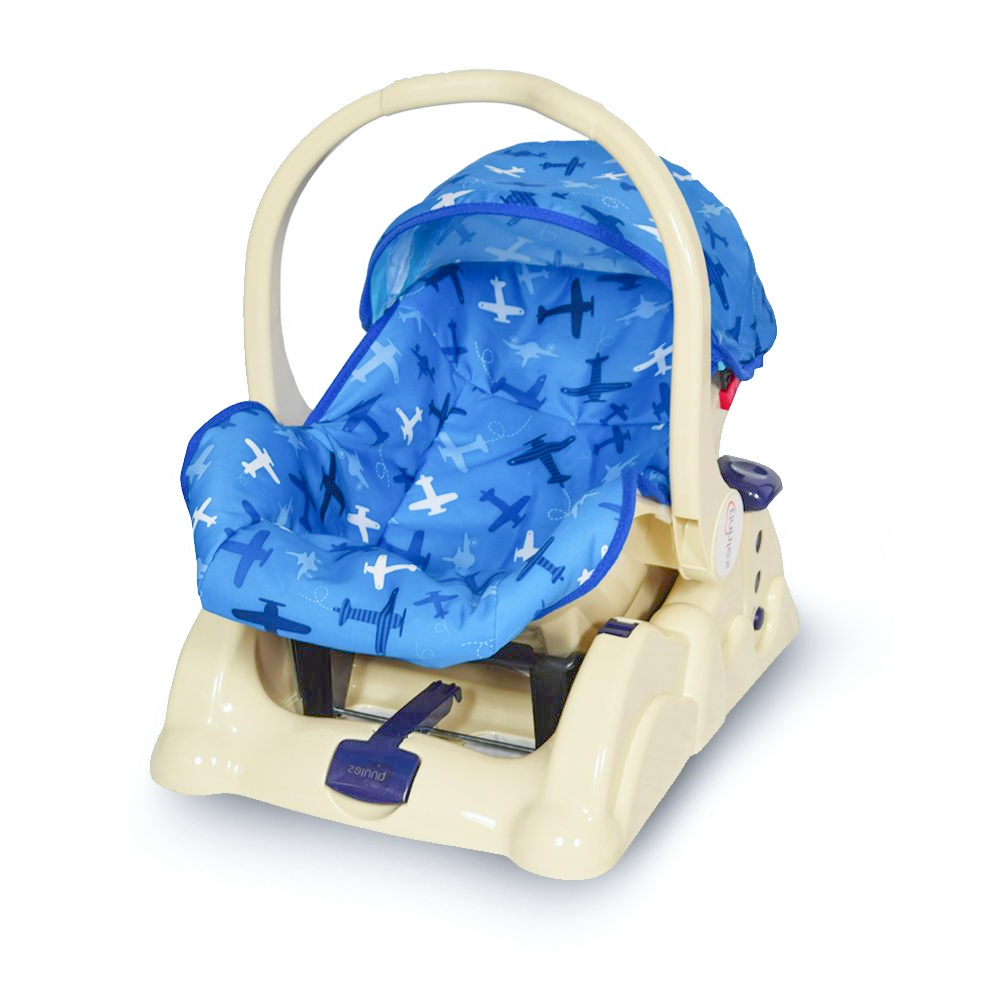 CARRY COT W/ROCKING-BLUE