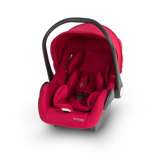 TINNIES CARRY COT & CAR SEAT - RED